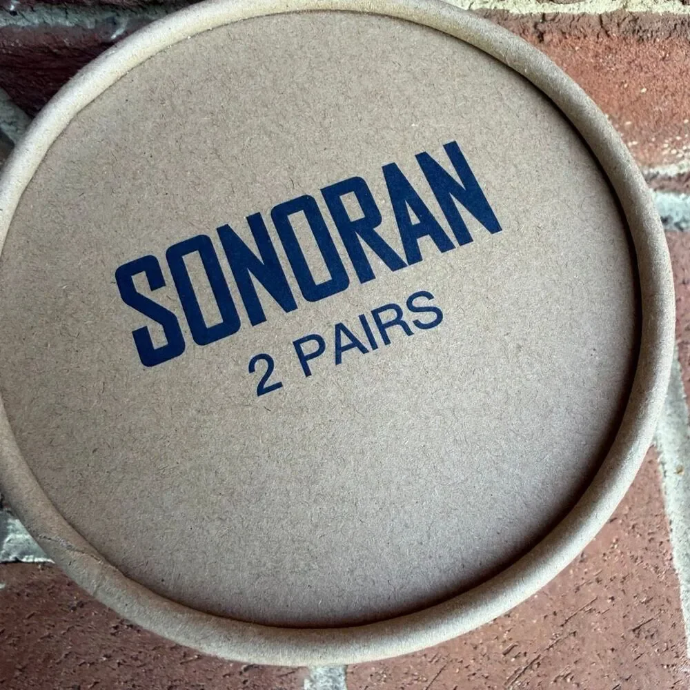 Sonoran Unisex 2-Pair Knee High Compression Athletic Socks Black Gray XXL NWT